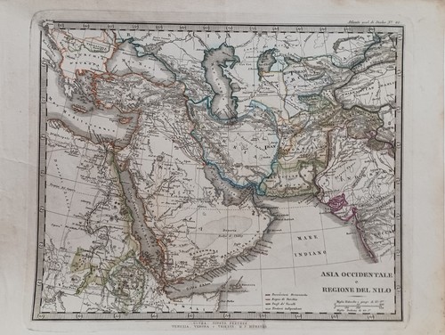 Mappa antica asia occidentale - antica,