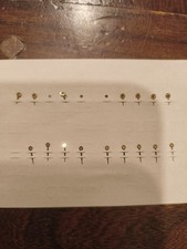 Lancette Vintage Per Orologio -sferini Secondi