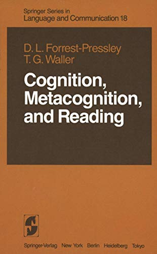 Cognition metacognition and - cognition,,