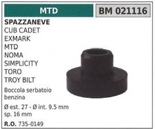 Boccola MTD spazzaneve cub