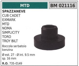 Boccola mtd spazzaneve cub - boccola,