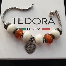 TEDORA,braccialetto Con Ambra