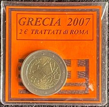 Grecia  2 euro 2007   -  Trattati di Roma  (021)