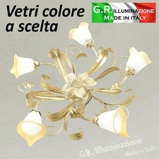 PLAFONIERA IN FERRO BATTUTO 5