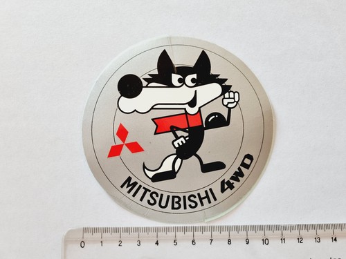 Adesivo mitsubishi 4wd - mitsubishi, sticker