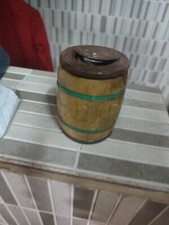 Salvadanaio In Legno E Latta