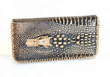 PORTAFOGLIO donna nero bronzo