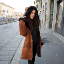 Cappotto montone shearling montgomery da donna vintage originale
