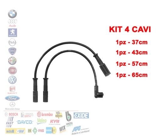 Kit set cavi candela motori - kit,