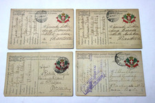 WW1 - 4 cartoline postali in franchigia