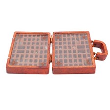 Box Rock Display Case Rock Collection Crystal Mineral Display Showcase Wooden