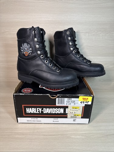 Stivali pelle harley - pelle, davidson