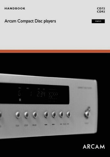 Arcam cd72 cd92 lettore - cd92, cd