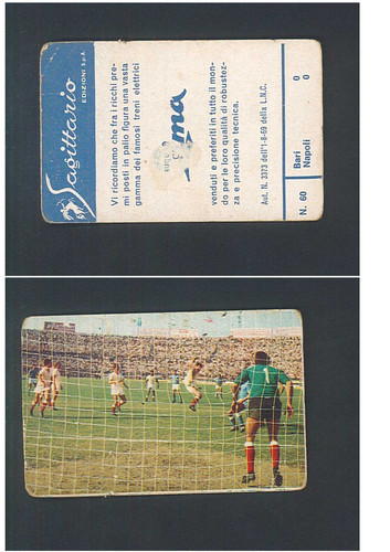 Figurina fotocalcio sagittario - fotocalcio,