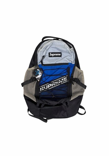 Zaino supreme fw23 logo blu - supreme,