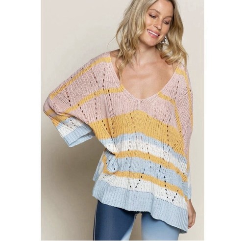 Maglione pol oversize boho - maglione,