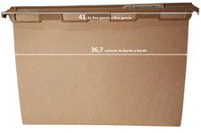 Blocco di 75 cartelle sospese per schedario "OSCAN spa"