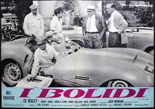 CINEMA-fotobusta I BOLIDI travers, begley,brabham CAR