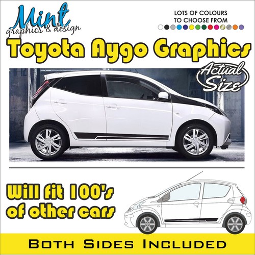 Toyota aygo strisce laterali - toyota,