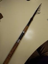 canna da pesca vintage New Telemand conolon-alluminio 