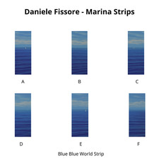 Daniele Fissore -Blue Blue World Strip - 29,5x78 cm, costo per singolo esemplare