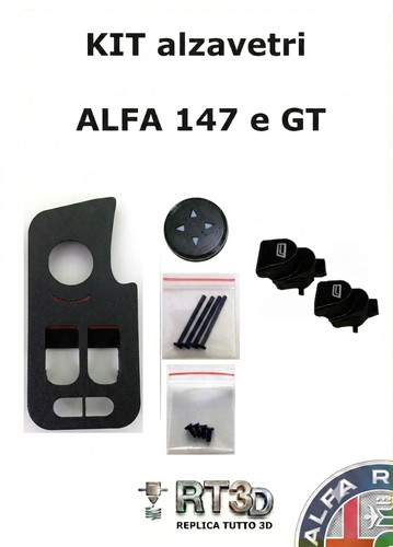 Kit alzavetri pulsantiere - kit, x