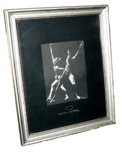 QUADRO stampa con cornice  di PEIRANO  figure  cm 30x35  - arte