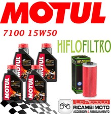BMW R 80 G/S Monolever 800 1980 KIT TAGLIANDO 4 LT MOTUL 7100 15W50 + FILTRO