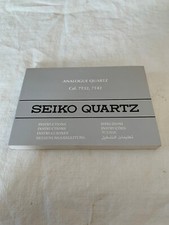 Seiko Analogue Quartz Istructions Istruzioni Cal. 7T32 7T42 NOS #An