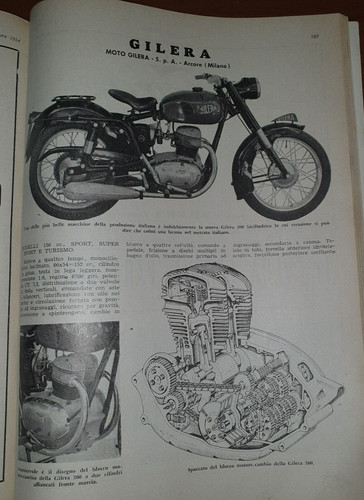Moto gilera advert - moto,