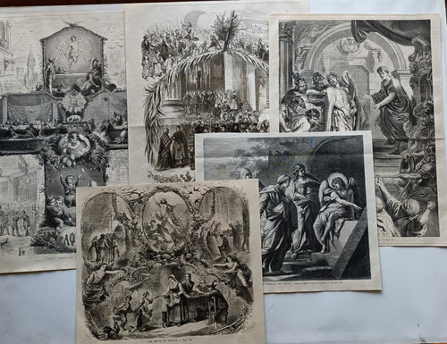 Stampe antiche 800 pasqua - 5,