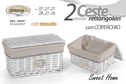 Cestini vimini con - vimini,