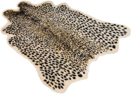 Tappeto area stampa leopardata