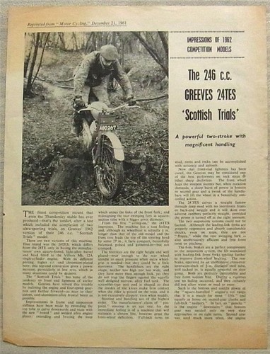 Greeves 246cc 24tes scottish - 246cc,