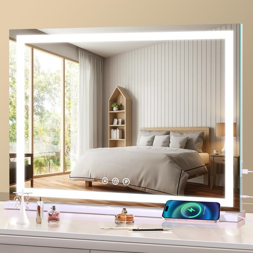 Large vanity mirror with - large,