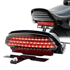 Supporto luce posteriore parafango LED rosso per Harley Davidson Dyna Fat Bob FXDF Tri-Bar