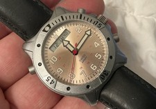 Raro orologio uomo Victorinox Swiss Army 24403 Centurion analogico digitale crono vintage