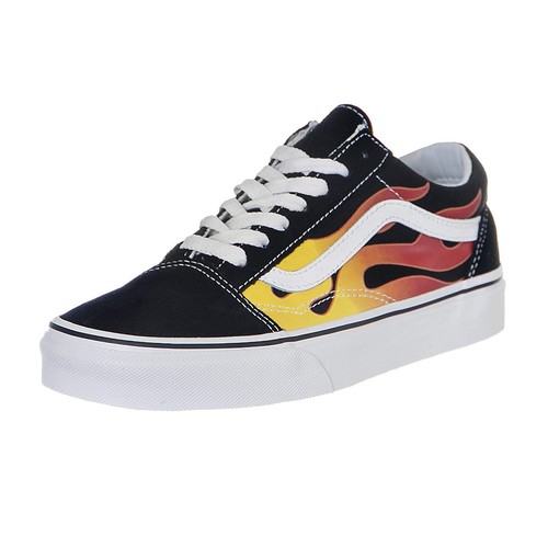 Old skool flame black - skool,