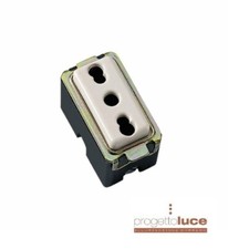 Presa bivalente bipasso 10/16A