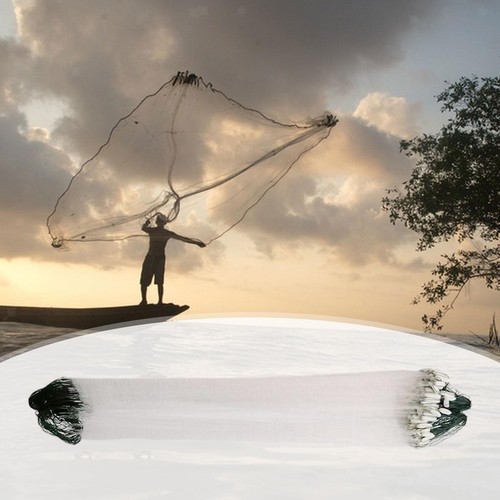Rete pesca lancio manuale - rete,