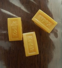 3 X gancio di blocco sulla bobina per film pellicola SUPER 8 e 8mm Logo Kodak