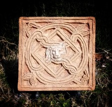 PIASTRELLA ROMANICA LEONE  COTTO 22x22 cm NATURALE APPENDE MURARE  NON ANTICO