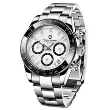 ⚪️ - Orologio Cronografo Pagani Design PD 1644 Uomo Paul Newman Subacqueo Bianco