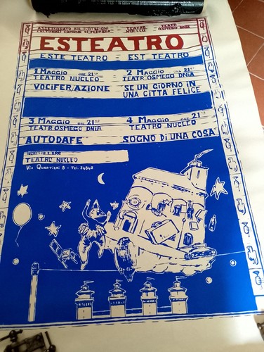 Ferrara locandina serigrafia - locandina,
