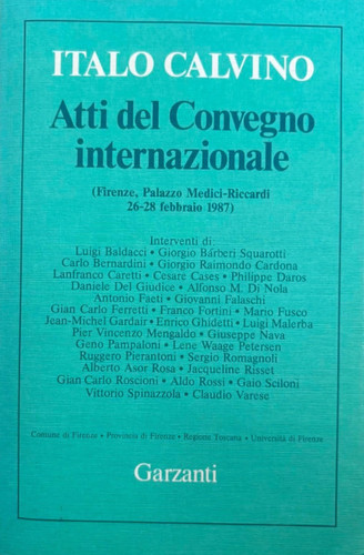 Italo calvino atti del - calvino,
