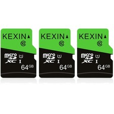schede micro sd 64gb set 3, ad