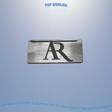 Distintivo emblema AR RICERCA ACUSTICA ricambio. logo decal sticker adesivo placca