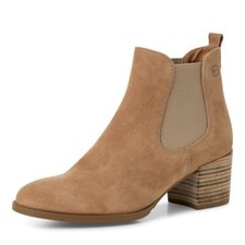 Women's Beige Suede Leather