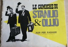 ALBUM LE COMICHE DI STANLIO & OLLIO EDISPORT 1972  EDIS 92 FIGURINE ATTACCATE 