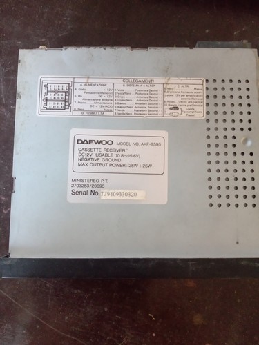 Autoradio daewoo epoca - autoradio,